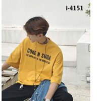 Áo thun form rộng tay lỡ in COKE N SUGA (Mẫu 1) - I4151