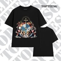 Áo thun form rộng TOPTEESG Thánh giá unisex nam nữ tay ngắn cổ tròn kèm quà tặng hấp dẫn