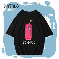 Áo Thun Freesize Nữ Basic Lon Soda Nhật Bản Otaku Harajuku DEMENEM Giá Rẻ VAR20211008