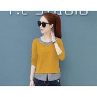 ÁO THUN FROM SUÔNG PHỐI CARO