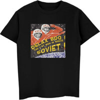 Áo thun Gagarin, phi hành gia đầu tiên của Liên Xô, Nga, Liên Xô, áo hip hop, quần áo nam, áo oversized unisex