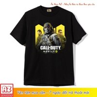 Áo thun game Call of Duty mobile màu đen cao cấp - Mẫu mới M2727