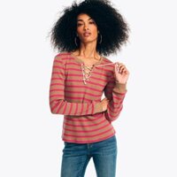 Áo thun gân Nautica vnxk đan dây