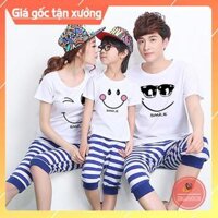 Áo thun gia đình 345 người Đồ đôi mẹ và bé giá rẻ Đồng phục cả nhà Màu trắng GD290T2 - Áo Bé Gái - Size 4