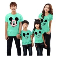 ÁO THUN GIA ĐÌNH HỌA TIẾT CHUỘT MICKEY - ÁO HẠNH PHÚC