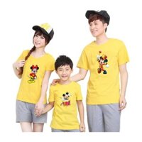 ÁO THUN GIA ĐÌNH HỌA TIẾT CHUỘT MICKEY - ÁO HẠNH PHÚC