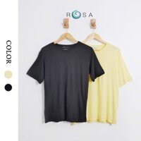 Áo thun giấy Lapi4r from rộng cổ tròn