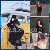 Áo Thun Giấy Nữ 🦋 Áo Phông Tiêu Xước Lệch Vai Dài Tay 🦋 Mẫu mới về
