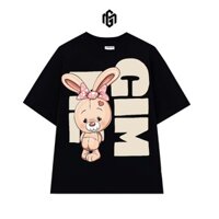 Áo Thun Gimme - Oversize Unisex Hình Gấu - Vải Em Bé - Cotton 220gsm 4 Chiều - GMT42