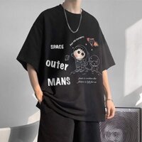 Áo thun giới tính unisex tay lỡ NP05, áo cộc tay lỡ unisex form rộng oversize streetwear hot trend 2023_C10