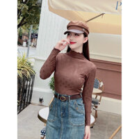 Áo thun giữ nhiệt dệt hoa văn nổi LV 8102