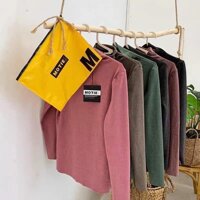 Áo thun giữ nhiệt lót nỉ cổ cao 3 phân hàng loại 1- màu xám