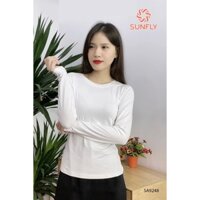 Áo thun giữ nhiệt SUNFLY cổ tròn SA9248