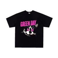 Áo thun Green Day, heavy metal, tay ngắn mùa hè, kiểu rộng, hip - hop hot, nam nữ đều ưng