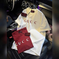 Áo Thun Gucci Hình In, Chất liệu Cotton Nam Nữ Fom Rộng
