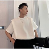 Áo thun Hack Vai Shanghai Cổ Tròn Menswear - Cotton 250MSG, Regular Fit, Thoáng Mát