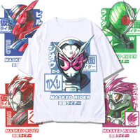Áo thun hai chiều Kamen Rider Quần áo ngắn tay có thương hiệu Chuangqi Shiwang Boy Áo thun nam 3.27 Anime 92