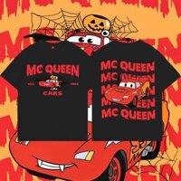 áo thun halloween Áo thun bí ngô Halloween Lightning Mcqueen Áo thun Halloween Quà tặng Halloween #AT04