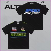 Áo thun HAN KPOP ALTER EGO Xu hướng thời trang Áo ngắn tay in hình dáng rộng