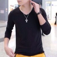 Áo thun Hàn Quốc dài tay Hollister phong cách - thời trang - cá tính - mốt (đen)