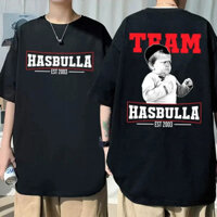 Áo thun Hasbulla Fighting Meme Mini Khabib Blogger in hình áo thun thời trang mùa hè áo thun oversized thoải mái thời trang đường phố