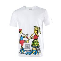 Áo thun Hát Khèn Rối nước - Quà tặng văn hóa Cultural Iamges T-shirt (Kèm lon giấy)