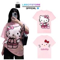 Áo Thun Hello Kitty - Áo Thun Nam Nữ Unisex, Chất Vải Cotton Dày Mịn