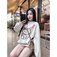 áo thun hello kitty cho mùa đông , siêu ấm mà ko cần đến người yêu