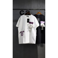 Áo Thun Hello Kitty Kèm Gấu Trắng Cotton 100% Dày Dặn