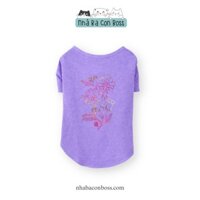 Áo Thun “Hình Hoa” Cho Chó Hàng Xuất Khẩu Cao Cấp