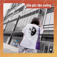 Áo Thun Hình Mặt Buồn Xám Hàng Xịn