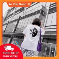 Áo Thun Hình Mặt Buồn Xám Hàng Xịn