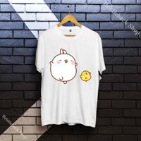 Áo Thun hình Thỏ Molang đáng yêu Unisex đẹp thoáng mát năng động thời trang cá tính O3CD4486