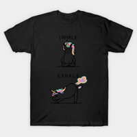 Áo thun Hít vào Thở ra con ngựa vằn Inhale Exhale Unicorn TShirt - TEE26