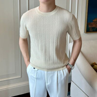 Áo Thun Hoạ Tiết Basic, Thoáng Mát Phù Hợp Mặc Đi Biển