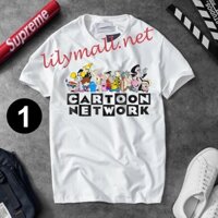 Áo thun - Hoạt hình - Cartoon Network - Mickey - Mario - Unisex - Gia đình - LOG35 - 006