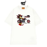 Áo Thun Hoạt Hình Sonic Lái Mô Tô NGỐ TEE Sonic The Hedgehog, Fearless: Year of Shadow