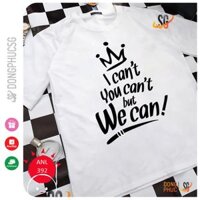 Áo thun hội nhóm unisex cặp đôi nam nữ gia đình phông màu trắng thun cotton mềm mịn ANL392  SG - Size 4