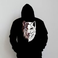 Áo thun Hoodie Phản quang Nam Nữ Sói PQ