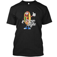 Áo thun Hot Dog Poppy Seed Bun Shi phong cách Chicago