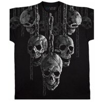 Áo Thun In 3D Hình Bộ Xương s0726