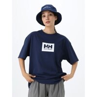 Áo thun in chữ H cổ điển ngoài trời Bắc Âu dành cho nam nữ dáng rộng và thoải mái cổ tròn núi 200GSM tay ngắn 0313