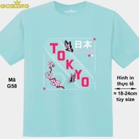 ÁO THUN IN CHỮ TOKYO - L