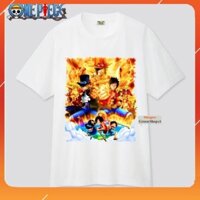 Áo Thun In Hình 3 AE LUFFY ACE SABO One Piece Vải Thái S094  giá rẻ