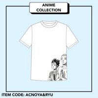 Áo thun in hình Anime Haikyuu Karasuno Nishinoya Yu & Tanaka độc đẹp giá rẻ