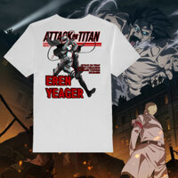 Áo thun in hình Attack On Titan Eren Yeager  cực chất giá rẻ