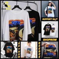 Áo thun in hình BEEBEE painted teddy bear-PTB001 100% COTTON