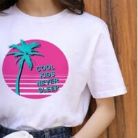 Áo thun in hình cây dừa độc đáo