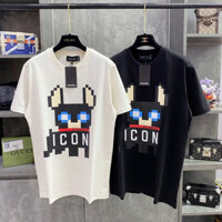 Áo thun in hình chó kiểu lego ICON dễ thương nam nữ T-MEN