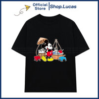Áo Thun In Hình Chuột Mickey Nón Lá Quang Gánh Việt Nam Unisex Nam Nữ Shop.Lucas